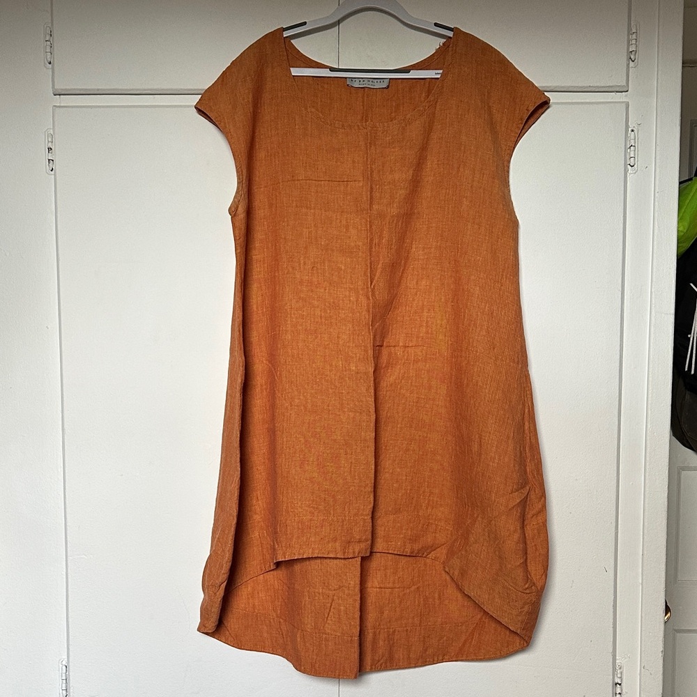 Bryan Walker 100% Linen Tunic Shirt